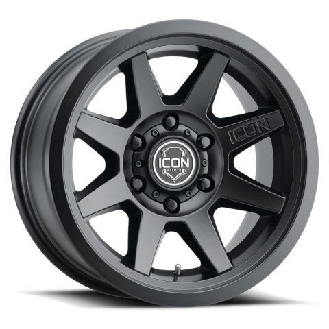ICON Rebound 18x9 5x150 25mm Offset 6in BS 110.1mm Bore Double Black Wheel