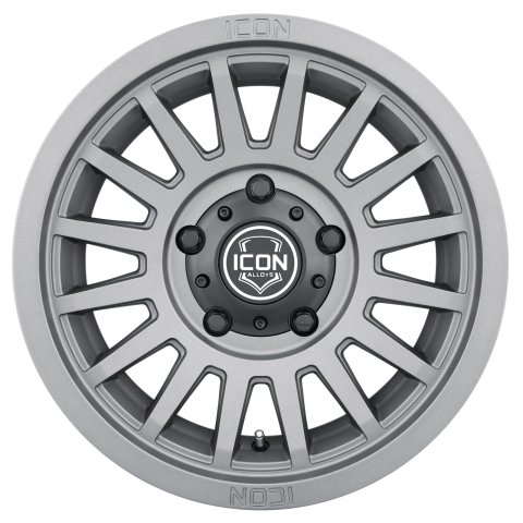 ICON Recon SLX 17x8.5 5x5 BP -6mm Offset 4.5in BS 71.5mm Bore Satin Black Wheel