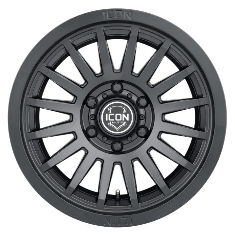 ICON Recon SLX 18x9 6x5.5 BP 25mm Offset 6in BS 95.1mm Hub Bore Satin Black Wheel