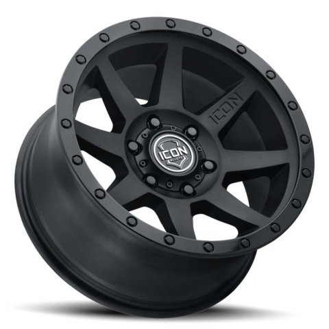 ICON Rebound 20x9 6x5.5 0mm Offset 5in BS 106.1mm Bore Double Black Wheel