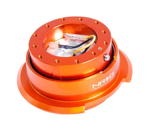 NRG Quick Release Kit Gen 2.8 - Orange Body / Titanium Chrome Ring