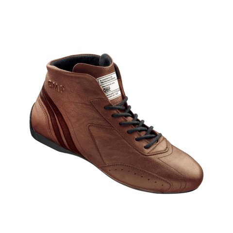 OMP Carrera Low Boots My2021 Brown - Size 44 (Fia 8856-2018)