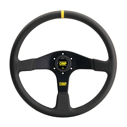 OMP Velocita 380 Flat 380mm - Small Suede (Black)