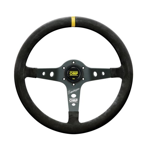 OMP Corsica SuperleggeroSuede Leather 350mm Diameter Steering Wheel Black
