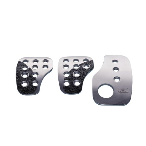OMP Racing Pedals - Silver (Set of 3)