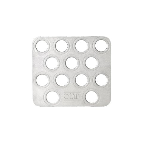 OMP Co-Drivers Foot Rest (Sandblasted Aluminum)