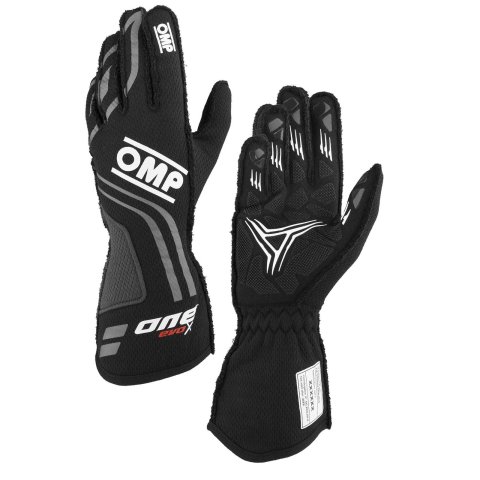 OMP One Evo-X My24 Gloves Black Sz M Fia 8856-2018