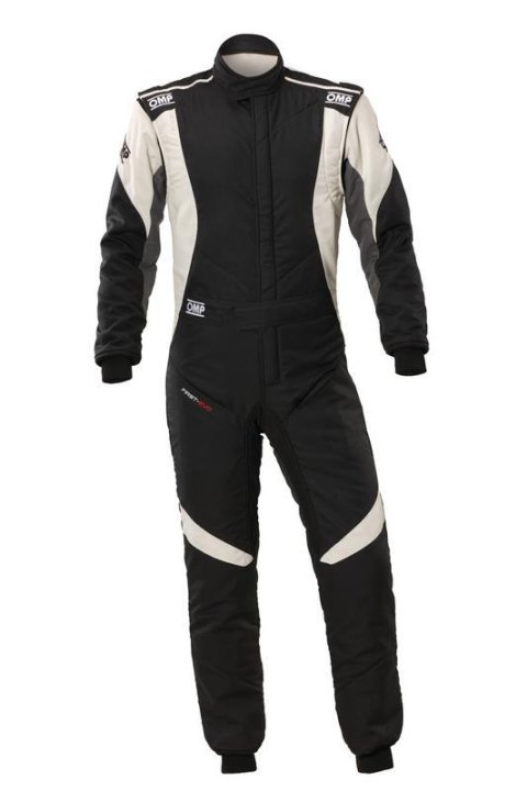 OMP First Evo Suit Navy Blue/Cyan - Size 54 (Fia 8856-2018)