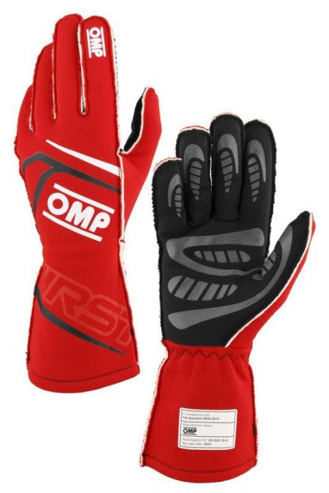 OMP First Gloves - Red Sz L
