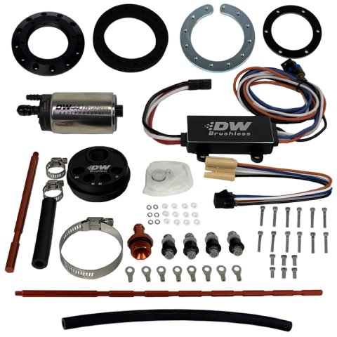 DeatschWerks Universal In-Tank Pump Mount w/ DW440 Brushless 415lph Fuel Pump & Controller
