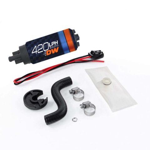 DeatschWerks DW420 Series 420lph In-Tank Fuel Pump w/ Install Kit For 85-97 Ford Mustang