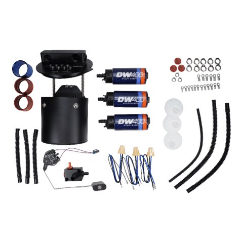 DeatschWerks X3 Series Fuel Pump Module w/ Triple DW400 Fuel Pumps for 2011-2024 Ford Mustang