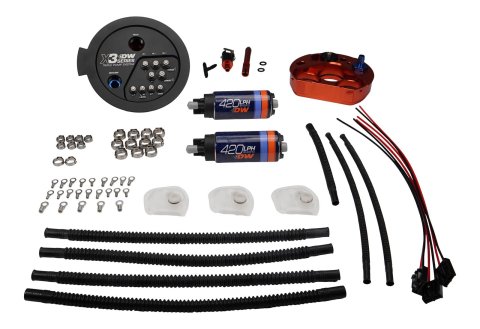 DeatschWerks 20-24 A90/91 Toyota Supra/G8X BMW M3/M4 Fuel Pump Module w/Dual DW420s