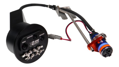 DeatschWerks 94-02 Nissan Silvia and Skyline X2 Surge Module with DW420 Pumps and Install Kit