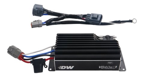DeatschWerks VB40AX1 Voltage Booster with Plug-N-Play Harness for 10-25 Ford Mustang