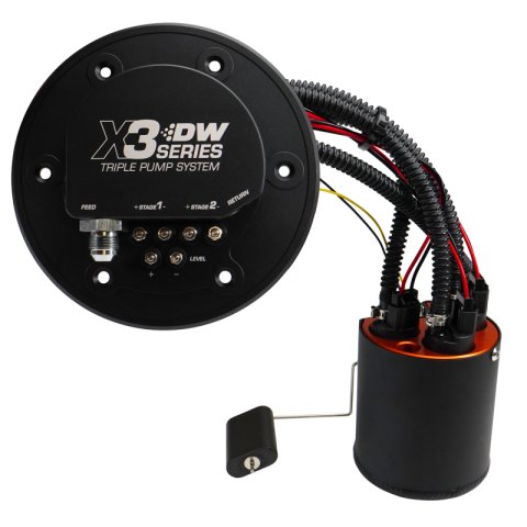 DeatschWerks 98-04 Ford Mustang X3 Module with DW430C Pumps and Install Kit