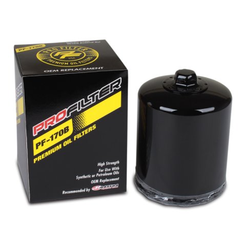 ProFilter Harley Spin-On Black Various Performance Oil Filter