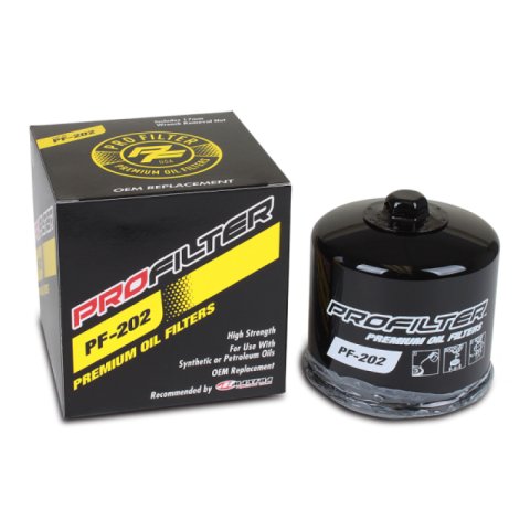 ProFilter Honda/Kawasaki Spin-On Black Various Performance Oil Filter