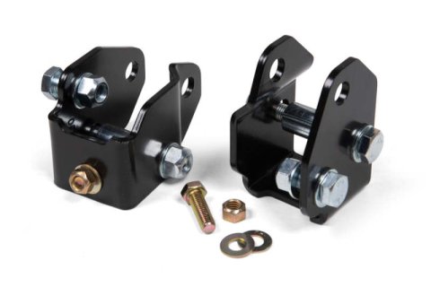 JKS Manufacturing 18-21 Jeep Wrangler JL/20-21 Gladiator JT Shock Relocation Brackets - Front