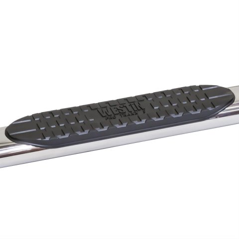 Westin 07-13 Chevy Silv 1500 Extended Cab (8 ft Bed) PRO TRAXX 5 WTW Oval Nerf Step Bars - SS