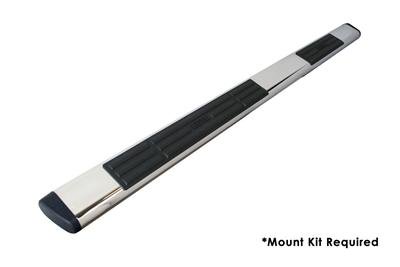 Westin Premier 6 in Oval Side Bar - Stainless Steel 75 in - Stainless Steel