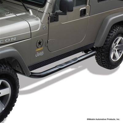 Westin 1997-2006 Jeep Wrangler/SE/Sport/Sahara Signature 3 Nerf Step Bars - Black