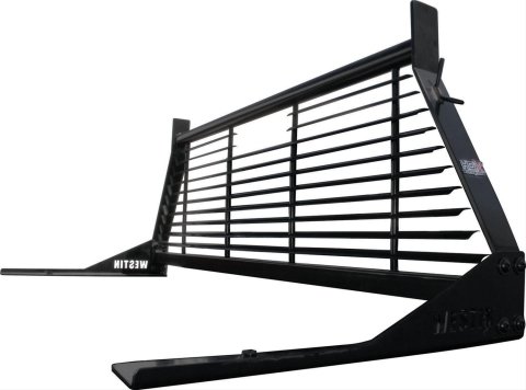 Westin 1999-2018 Chevrolet/Ford/GMC/Toyota Silverado/Sierra 1500/2500/3500 HD Headache Rack - Black