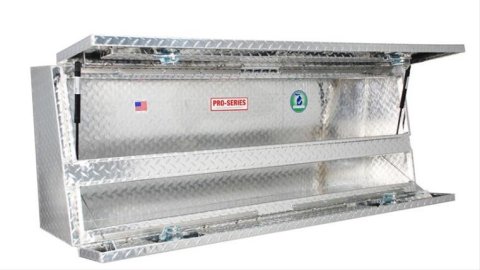 Westin/Brute Contractor TopSider 60in w/ Doors - Aluminum