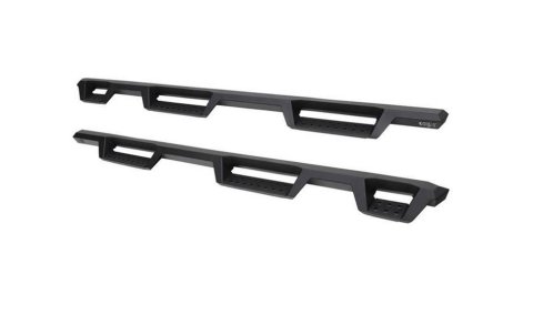 Westin 2019 Chevrolet Silverado/Sierra 1500 (5.5ft) Drop Wheel to Wheel Nerf Step Bars - Txt Black