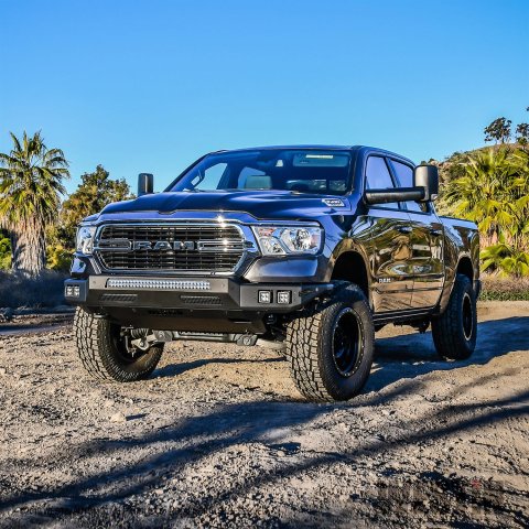 Westin 2019 Dodge Ram 1500 ( Excludes 1500 Classic & Rebel Models ) Pro-Mod Front Bumper - Text. Blk