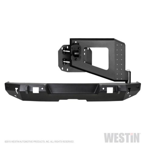 Westin 18-21 Jeep Wrangler JL (Excl. JK) WJ2 Rear Bumper w/Sensors - Textured Black