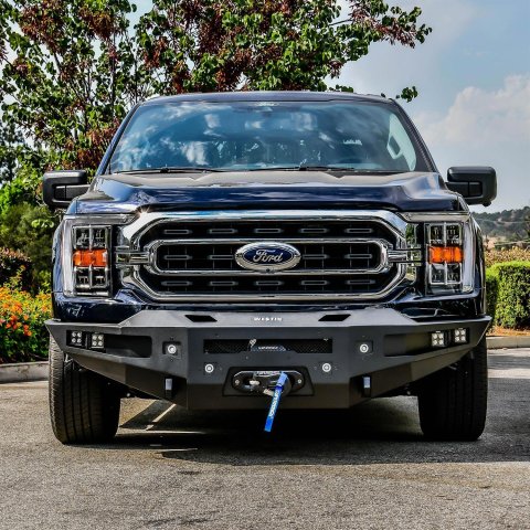 Westin 21-23 Ford F-150 (Excl. 2022+ Lightning EV) Pro-Series Front Bumper - Tex. Blk