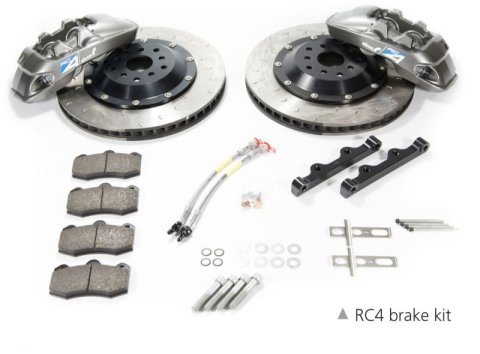 Alcon 2015+ BMW M3 F80 380x32mm 4 Piston Rear Brake Upgrade Kit - Grey