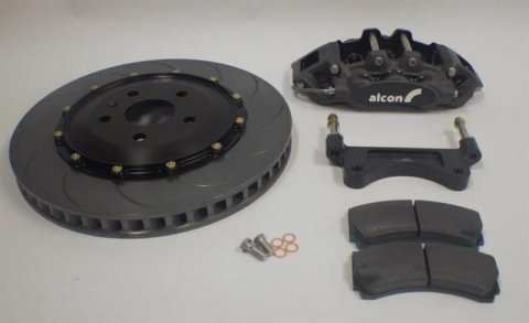 Alcon Chevrolet Corvette C8 (Aftermarket Wheels) 6 Piston 380x36mm Front Street Kit - Anodized