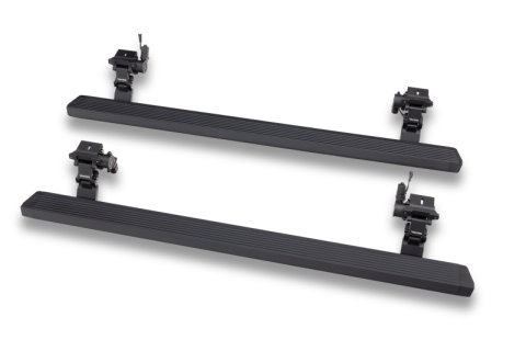 RealTruck 20-24 Jeep Gladiator CC 4dr VoltStep Electric Running Board Kit (Cut/Drill Req.) - Tex Blk