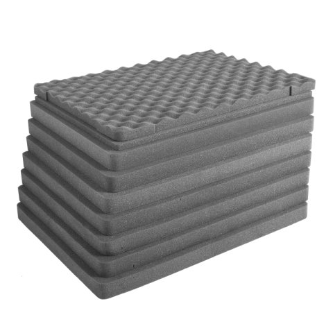 Go Rhino XVenture Gear Hard Case Extra Large 25in. Foam Kit (Foam ONLY) - Charcoal Grey