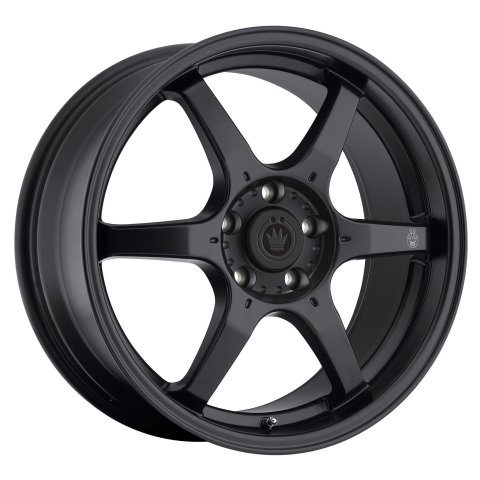 Konig Backbone 18x8 5x114.3 ET45 Matte Black Milling Logo on Spoke