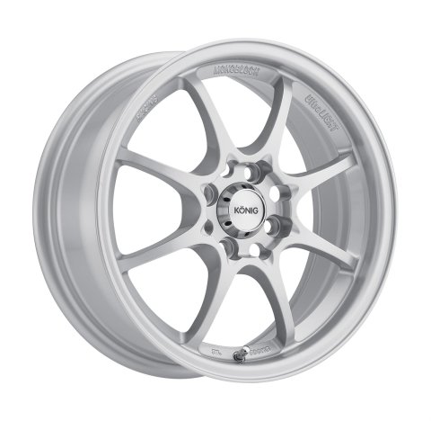 Konig Helium 15x6.5 4x100 ET40 Silver