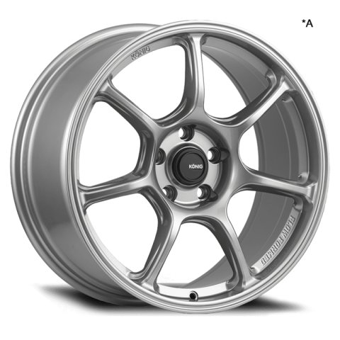 Konig Ultragram 17x8 5x114.3 ET40 Titanium Metallic Knurled Bead