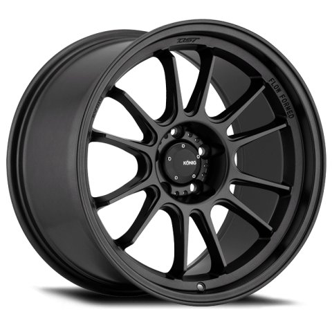 Konig Hypergram 17x8 4X100 ET45 Matte Black Wheel