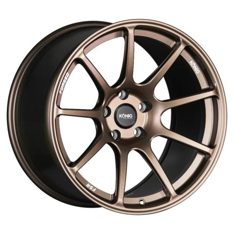 Konig Forged F5R 18x9 5x112 ET42 Satin Bronze Wheel (Knurled Bead)