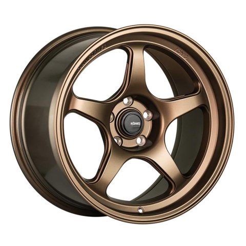 Konig Hyperspec 18x9.5A 5x120 ET40 Matte Bronze Wheel (Knurled Bead)