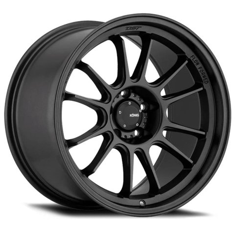 Konig Hypergram 18x12 5X120 ET20 Matte Black Wheel