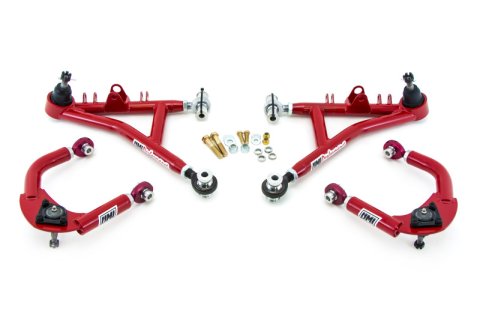 UMI Performance 93-02 GM F-Body Front A-arm Kit Adjustable CrMo Drag Race