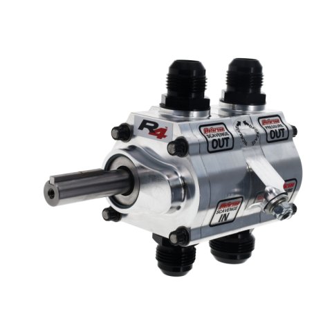 Peterson Fluid Systems R4 2-Stage Oil Pump - Left Side Mount - Rear Drive