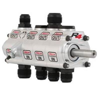 Peterson Fluid Systems R4 4-Stage Oil Pump - Left Side Mount - HV - Rear Drive - Front Pressure