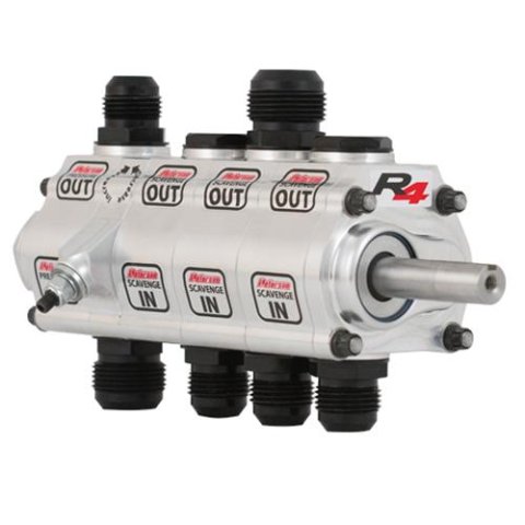 Peterson Fluid Systems R4 6-Stage Oil Pump - Right Side Mount - Rear Drive