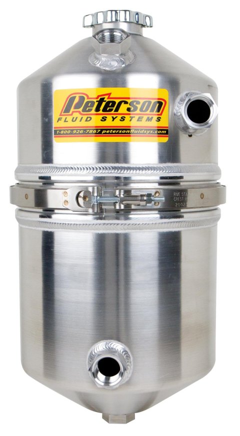 Peterson Fluid Systems Oil Tank 4 Gallon Single In Female