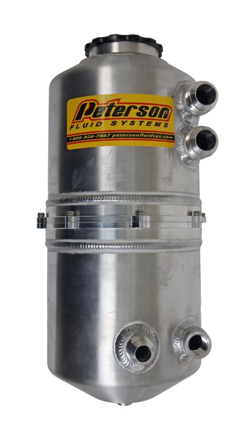 Peterson Fluid Systems Tank Drag 2.3 Gallon -12AN Dual Return w/ Catch Can