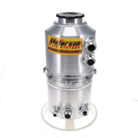 Peterson Fluid Systems Tank Drag 2.3 Gallon -16AN Dual Return w/ Catch Can